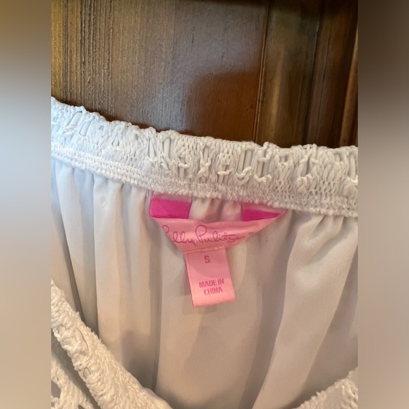 White Strapless Lilly Pulitzer Emmett Maxi Dress - Picture 3 of 6